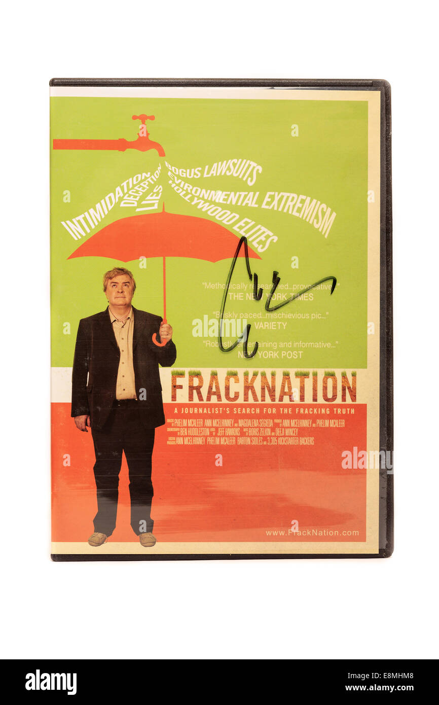 "Fracknation" Fracking Film von Regisseurin Ann McElhinney unterzeichnet Stockfoto
