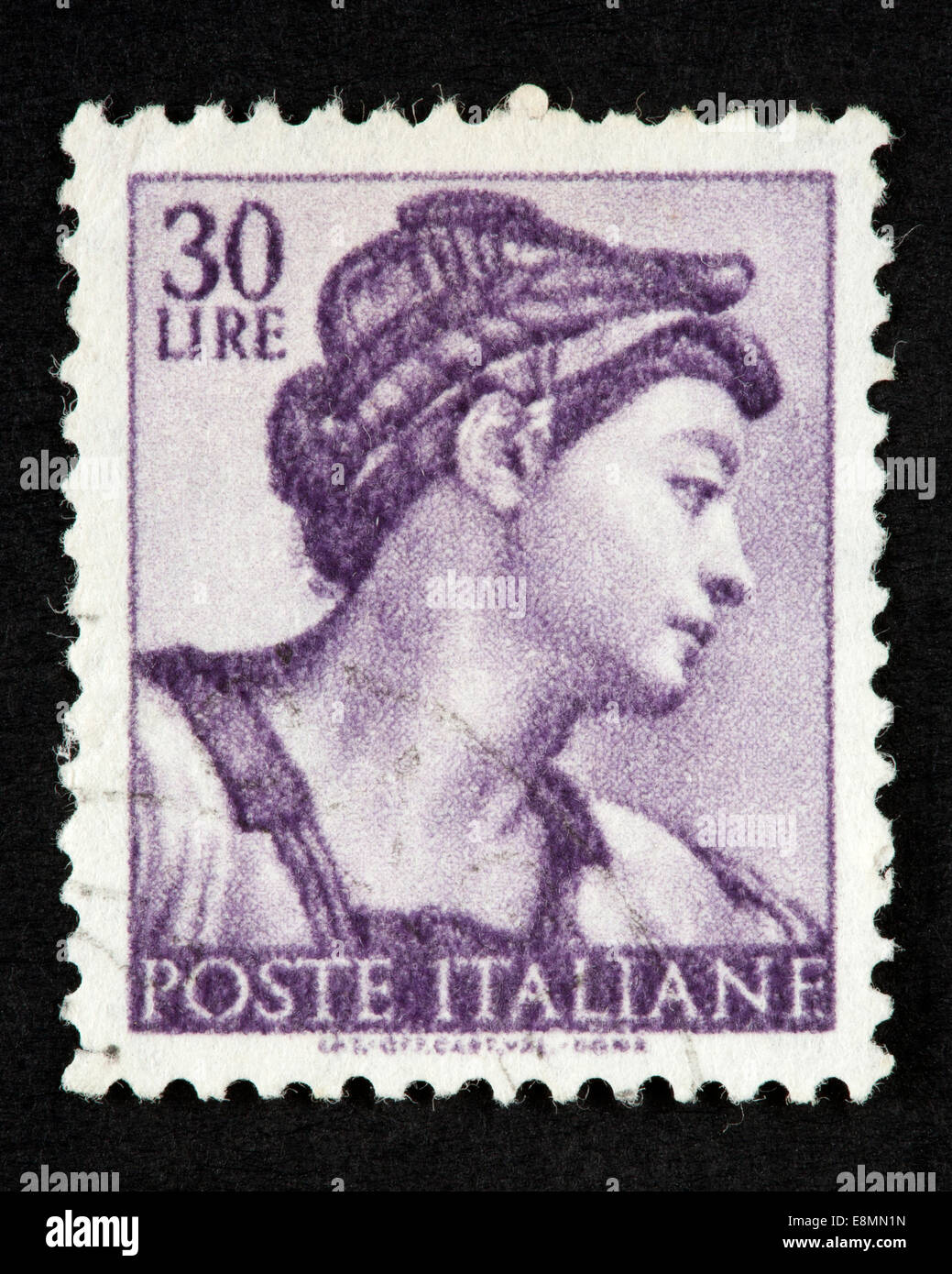 Italienische Briefmarke Stockfoto