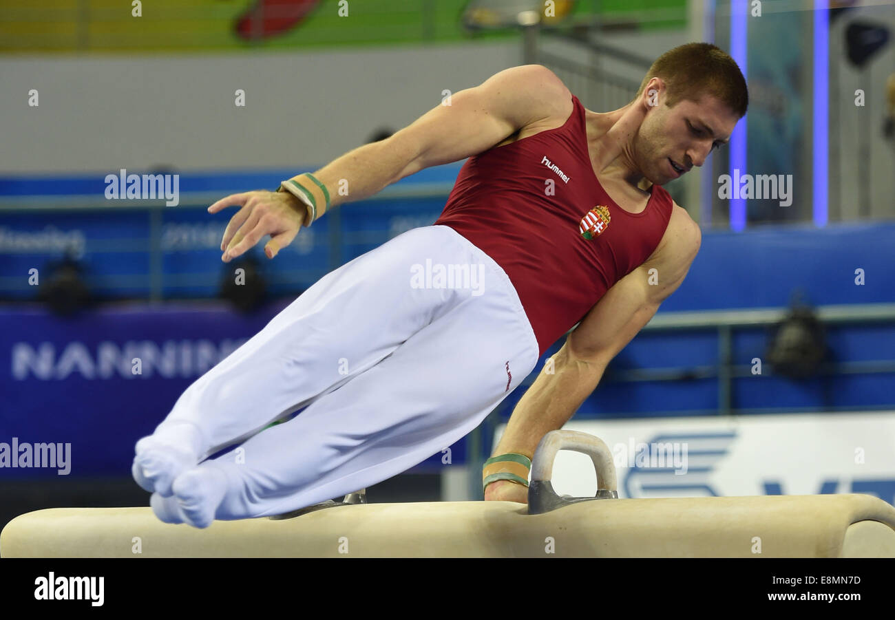 Hungarian Gymnast Krisztian Berki Performs Stockfotos Und Bilder Kaufen Alamy