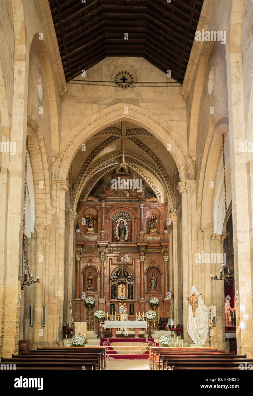Saint Michael Kirchenraum, Cordoba Stockfoto