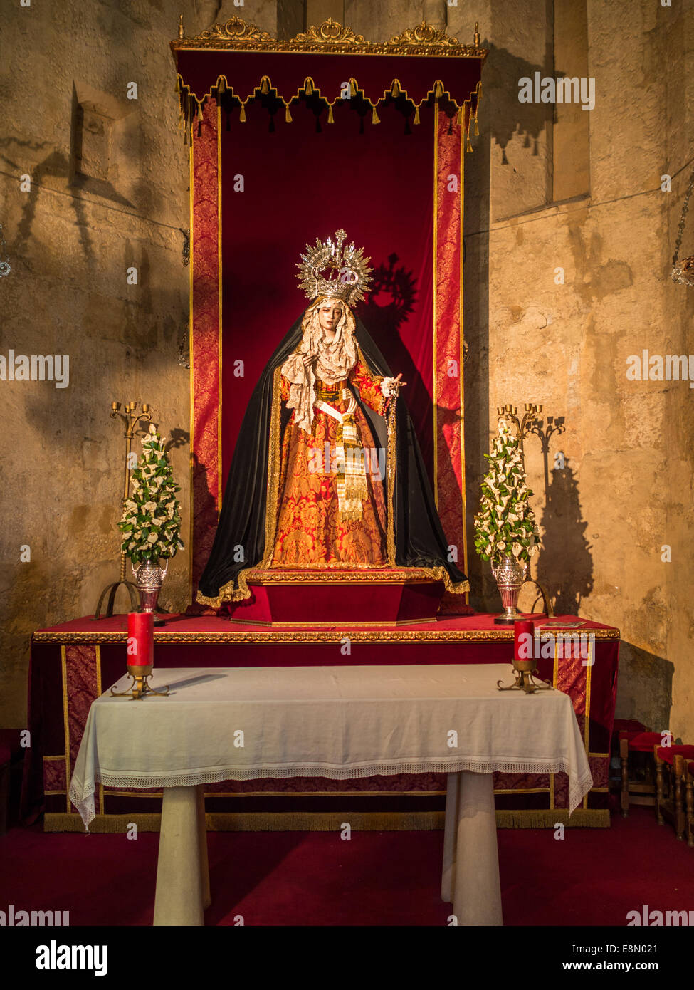 Saint Michael Kirchenraum, Cordoba Stockfoto