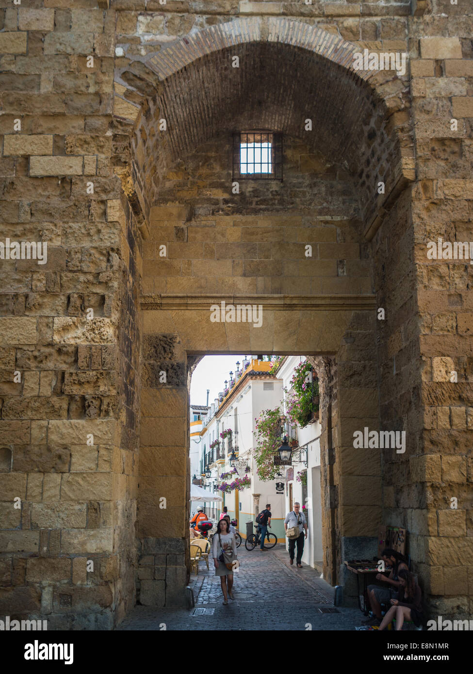 Puerta de Almodóvar, Cordoba Stockfoto