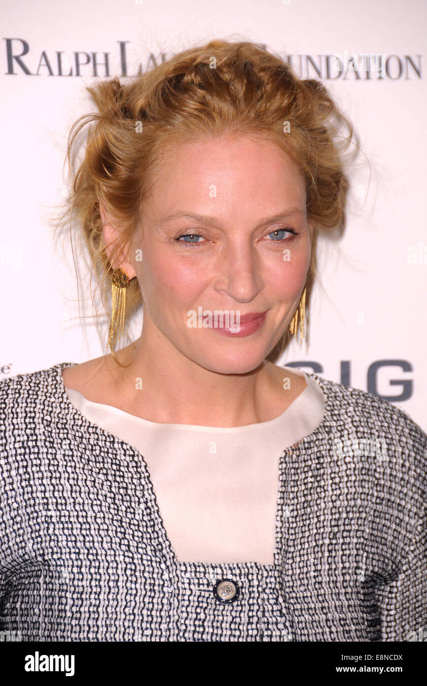 2014 "Raum zum wachsen" Gala - Red Carpet Ankünfte mit: Uma Thurman wo: Manhattan, New York, Vereinigte Staaten, wann: 8. April 2014 Stockfoto