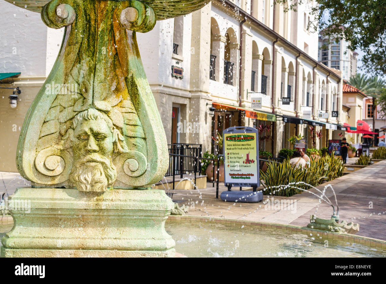 West Palm Beach Florida, The Square ehemals CityPlace, City Place, Shopping Shopper Shoppers Shops Markt Märkte Markt kaufen Verkauf, Einzelhandel Stockfoto