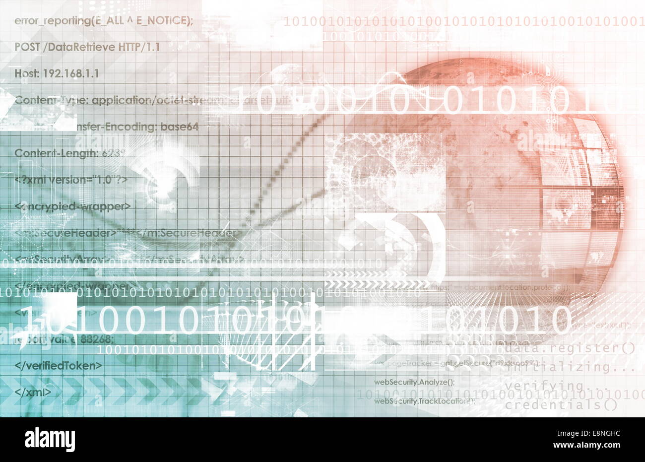 Multimedia-Technologie für die Präsentation als abstrakt Stockfoto