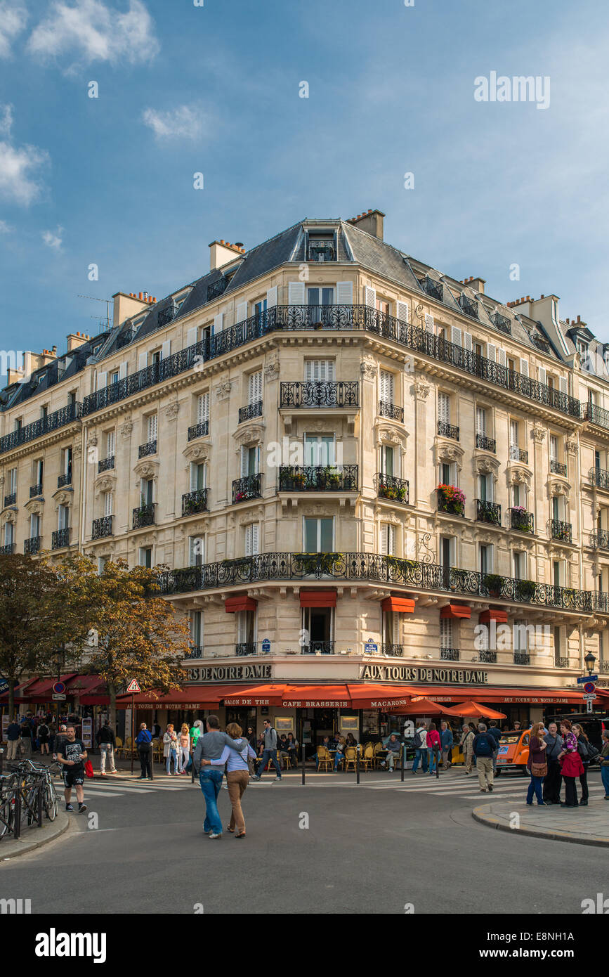 Paris-Straßenszene Stockfoto