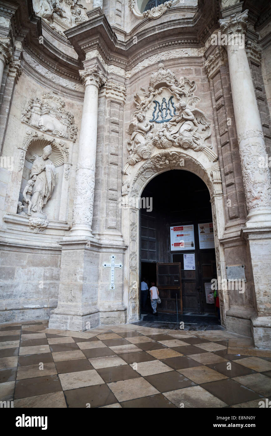 Kathedrale von Valencia, Spanien. Stockfoto