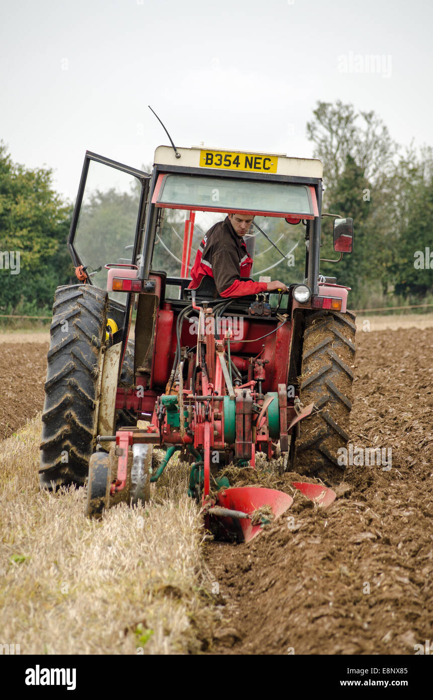 Britischer Staatsangehöriger Pflügen Meisterschaft, Basingstoke, 2014 Stockfoto