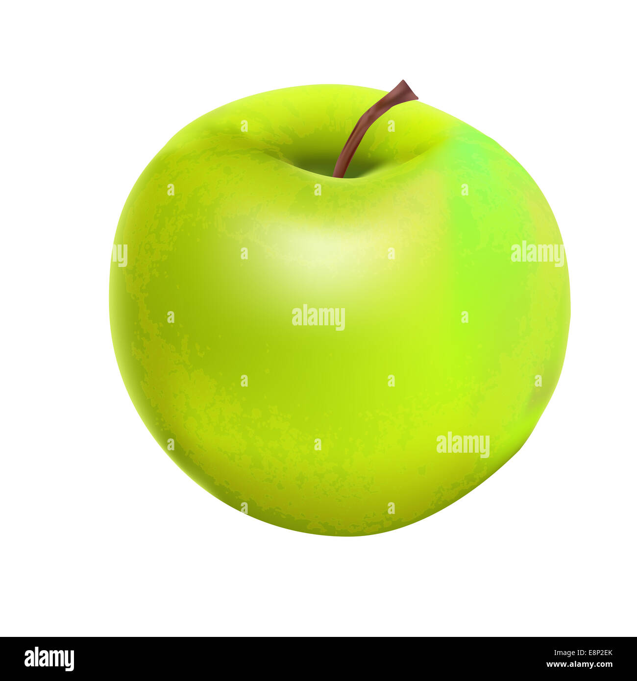 Süße leckere Apfel. Vektor-illustration Stockfoto