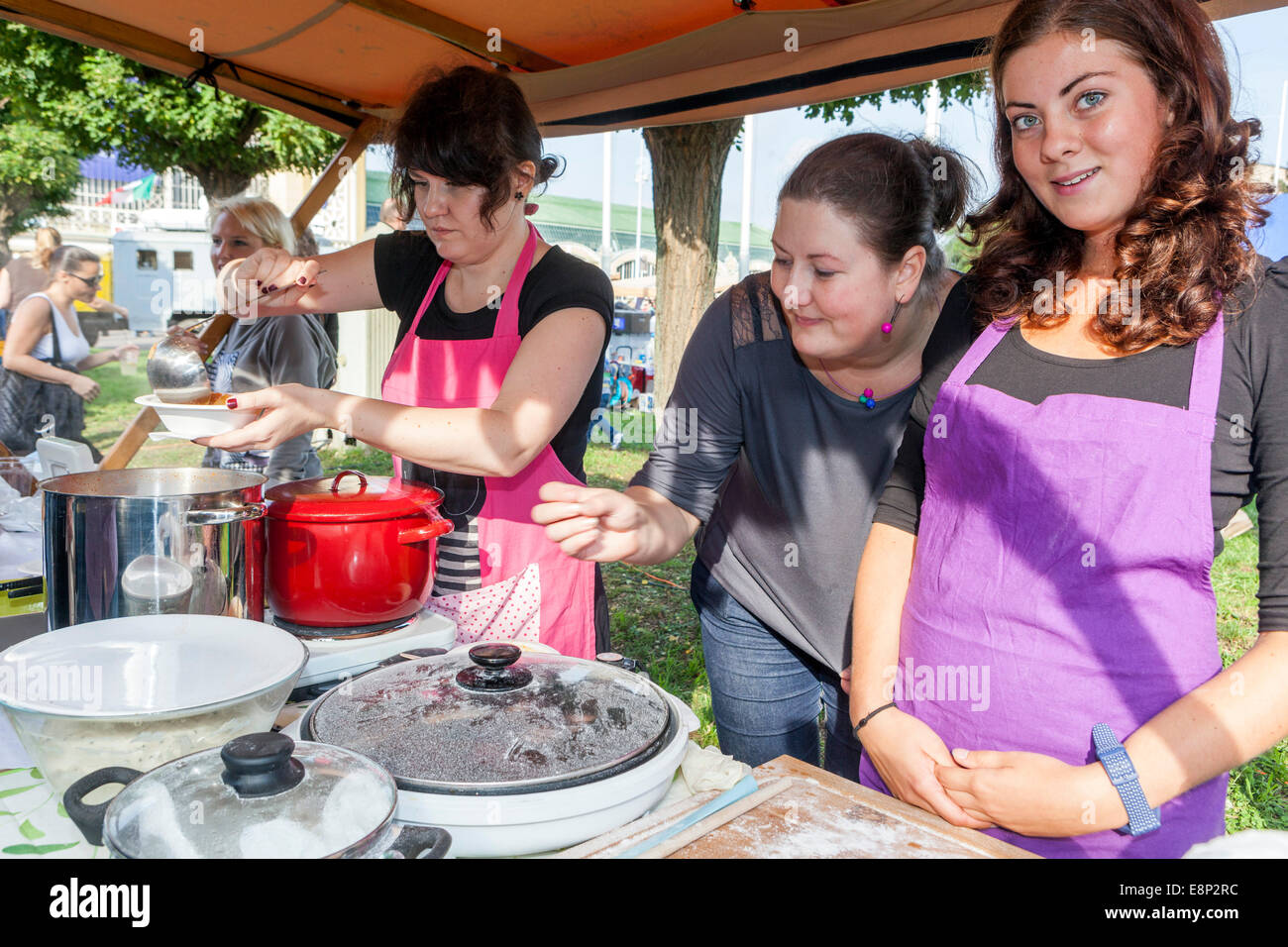 Prager Street Food Festival Prag Food Market Prag 7 Stockfoto