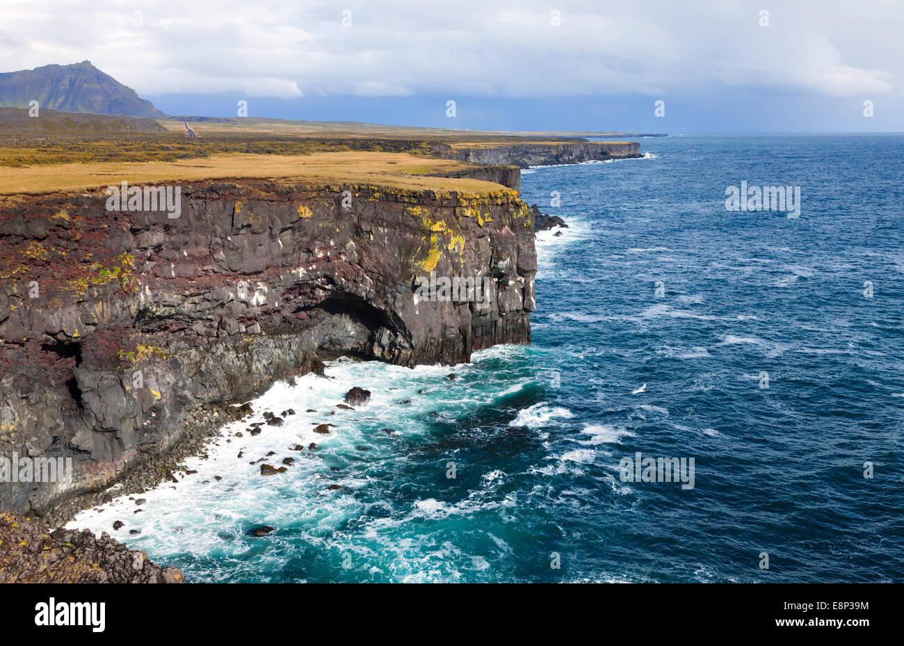 Westliche Küste von Island Stockfoto