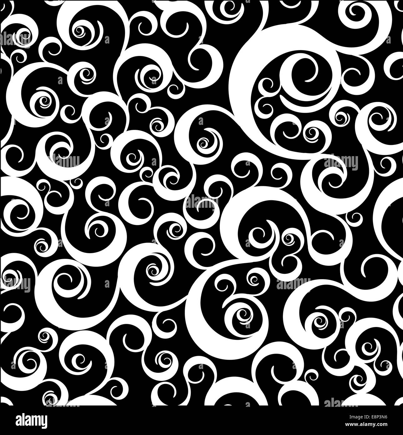 Elegant und stilisierten floralen Damast ornamentalen Hintergrund Stockfoto