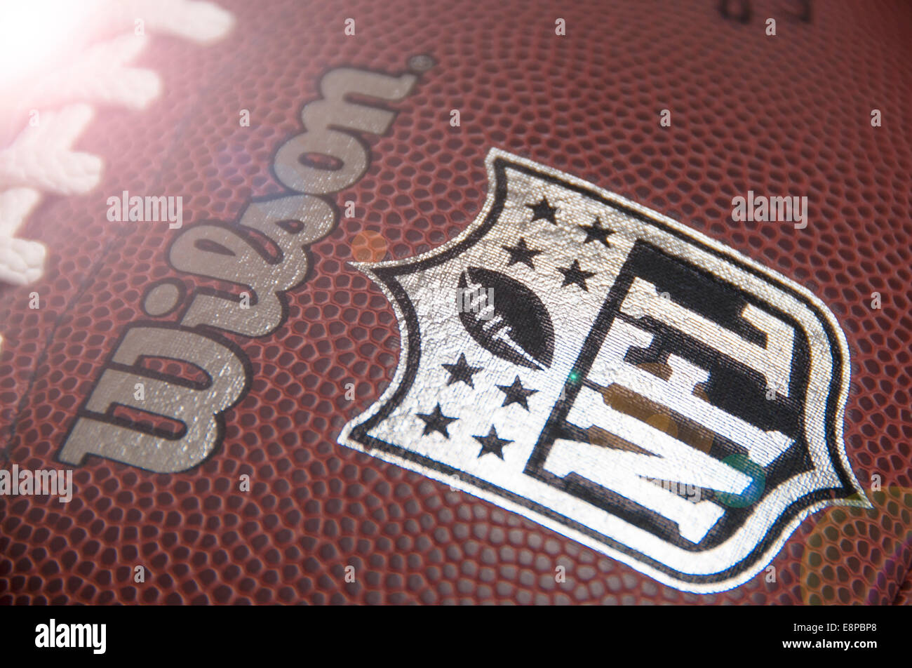 US-amerikanischer American-football Stockfoto
