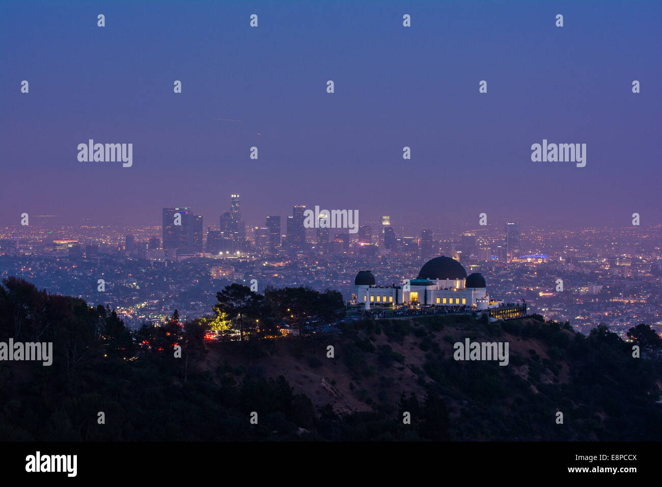 Griffith Observatory, Griffith Park, Los Angeles, Kalifornien, USA Stockfoto