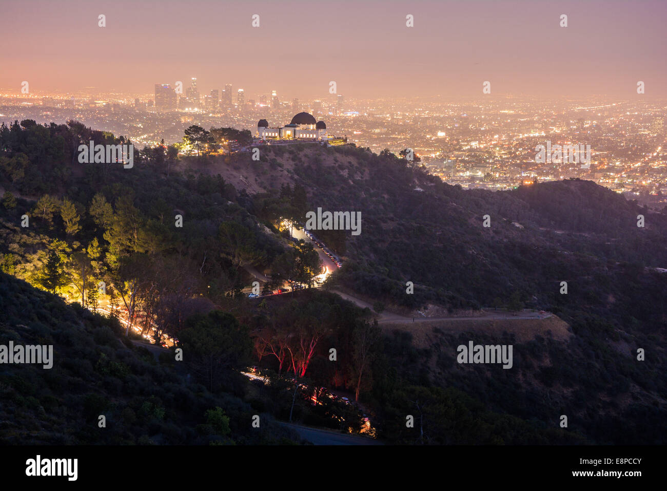 Griffith Observatory, Griffith Park, Los Angeles, Kalifornien, USA Stockfoto