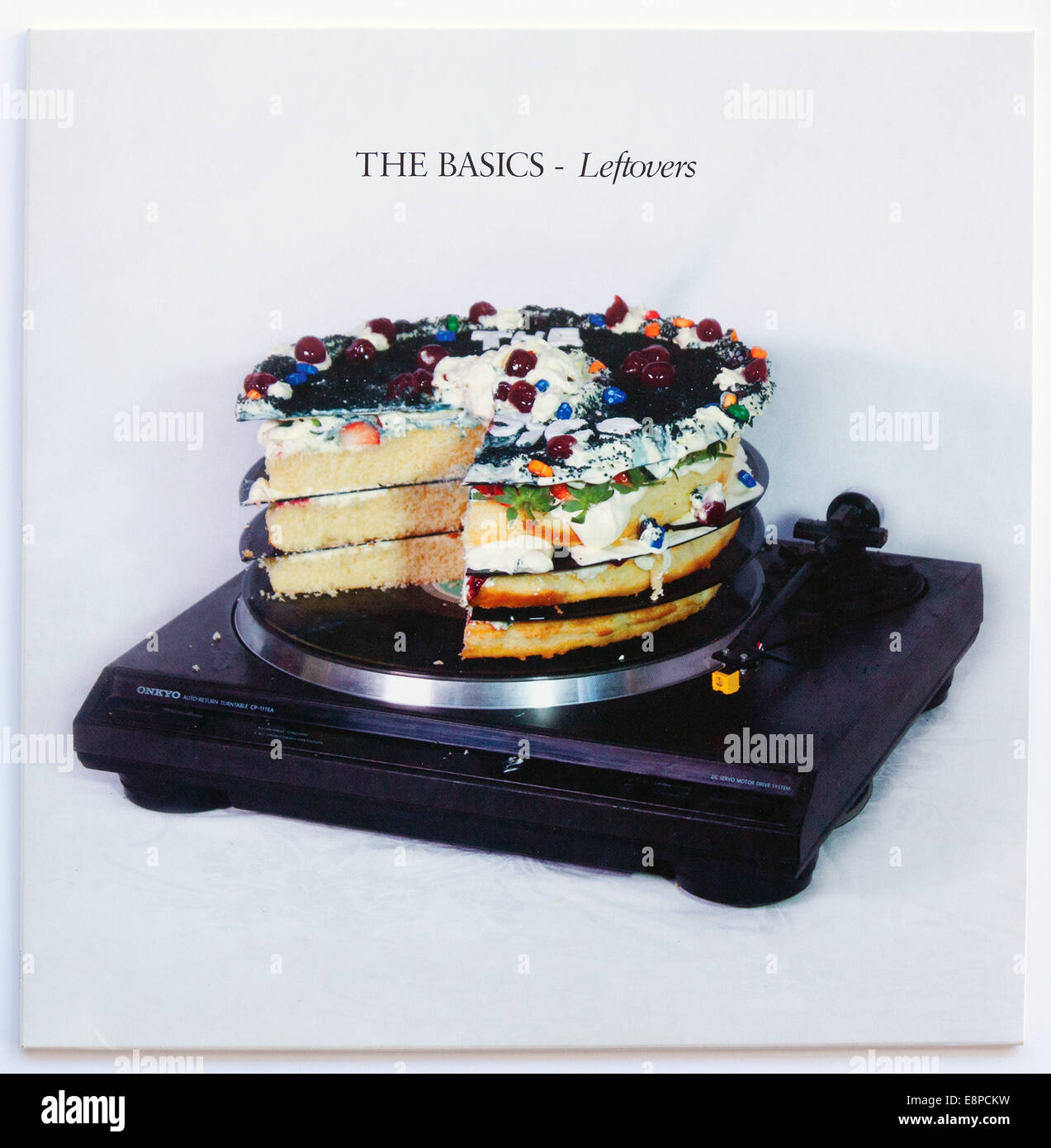 The Basics - Leftovers 2013 Vinyl Album Cover - Editorial Nur verwenden Stockfoto
