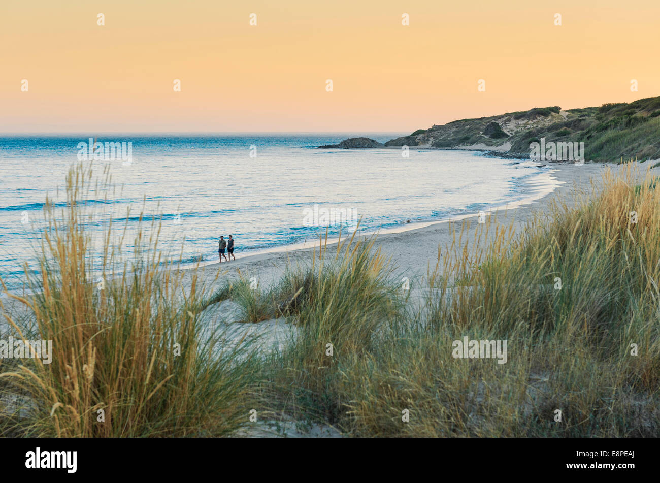 Punta Paloma Beach. Tarifa, Costa De La Luz, Cádiz, Andalusien, Südspanien, Europa. Stockfoto