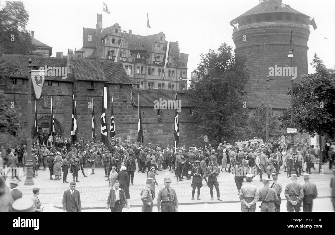 NürnbergRallye 1933 in Nürnberg Mitglieder der SA (Sturmabteilung
