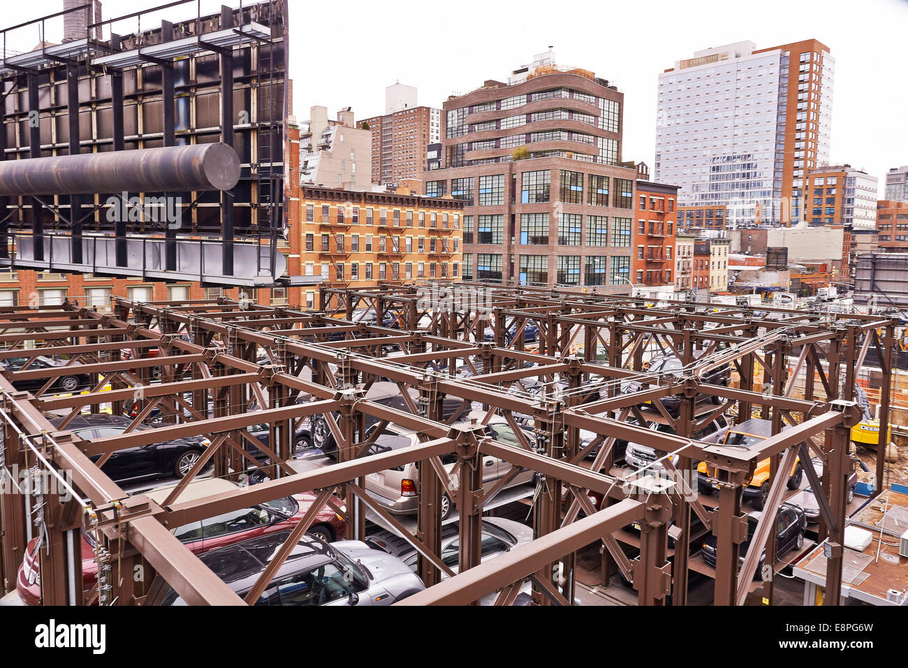 New York, USA – 10. Dezember 2013: Parkplatz-Service in New York City. Stockfoto