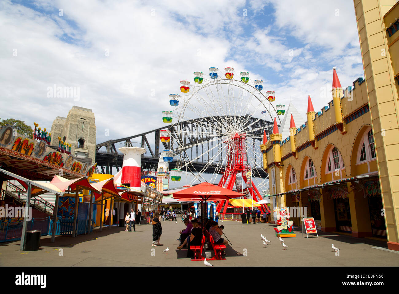 Luna Park Sydney, 6a Glen Street, Milsons Point, NSW, 2061. Stockfoto