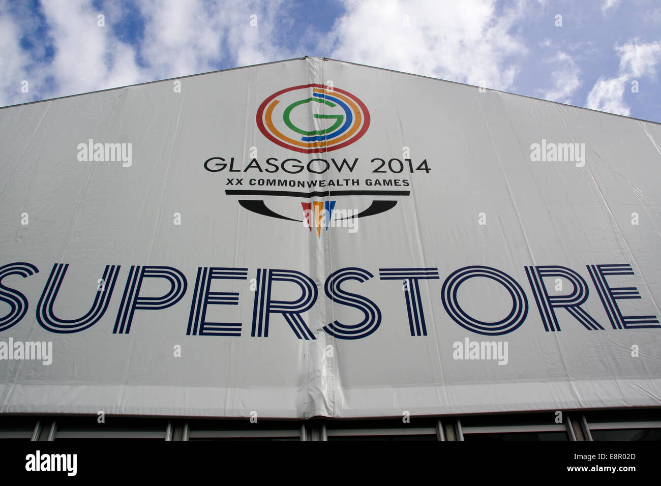 Commonwealth Games Glasgow 2014 waren Superstore George Square Glasgow Stockfoto