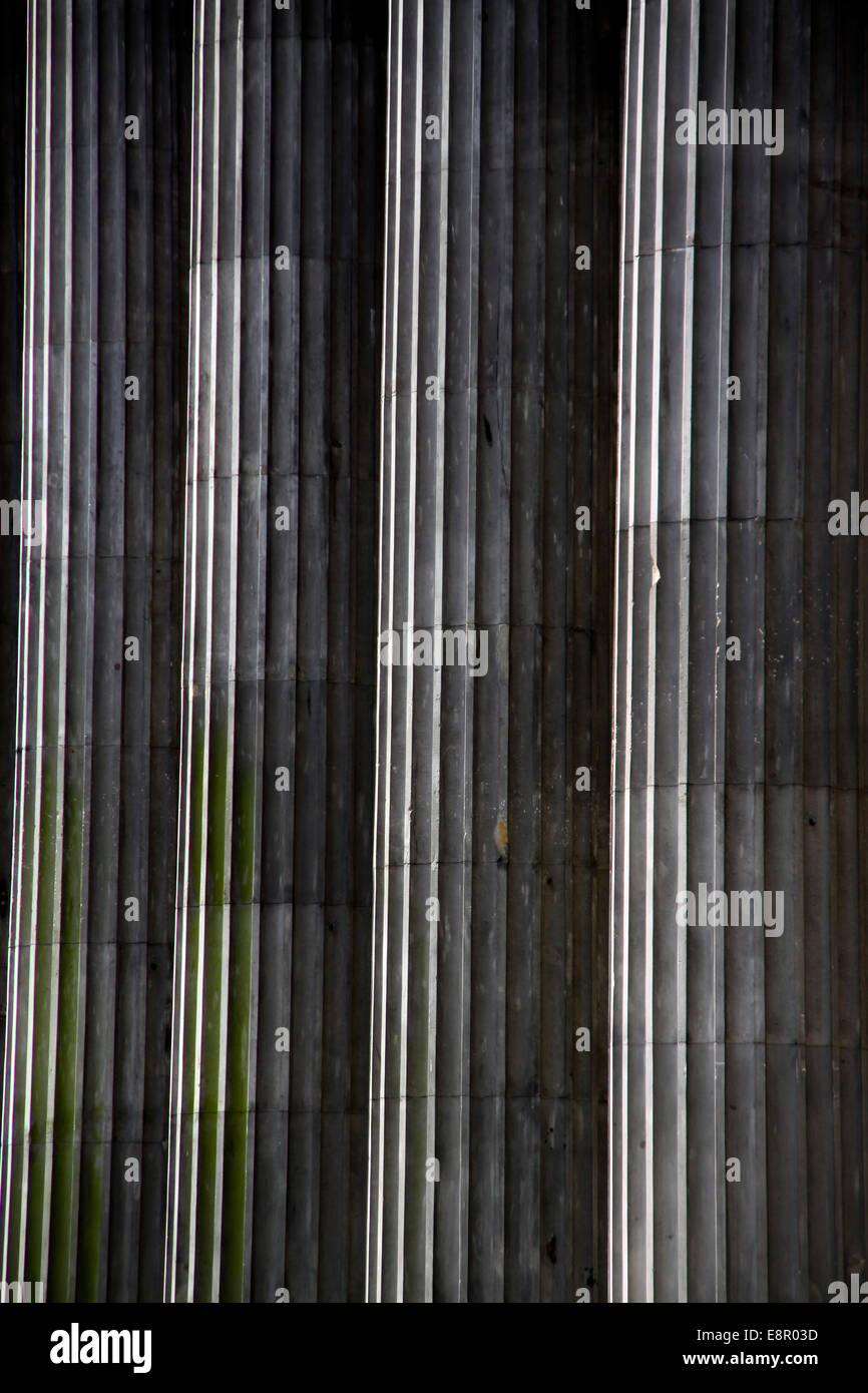 Kannelierten korinthischen Säulen Stockfoto