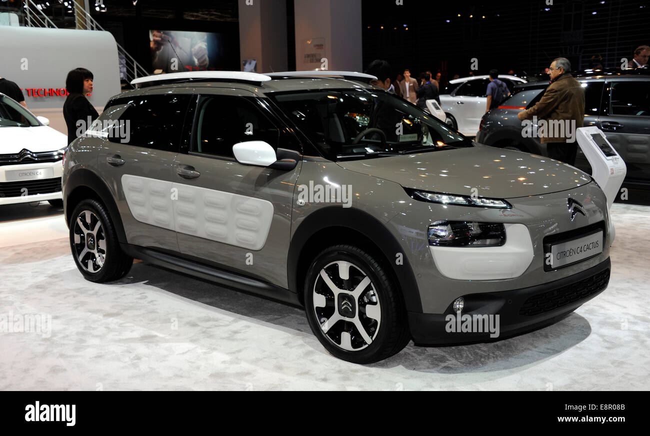 Citroen C4-Kaktus, Paris Motor Show, Frankreich Stockfotografie - Alamy