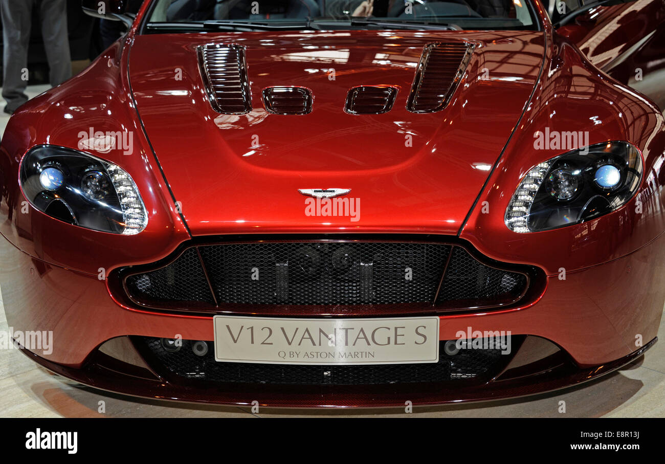 Aston Martin V12 Vantage S, Paris Motor Show, Frankreich Stockfoto