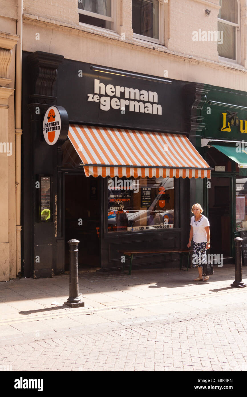 Herman Ze German, Villiers Street, London, England, Vereinigtes Königreich. Stockfoto