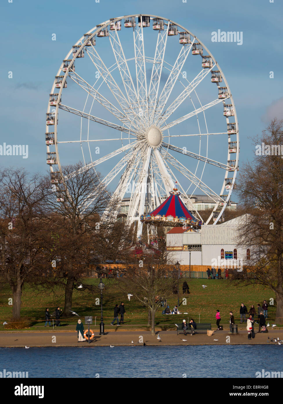 Europa, Großbritannien, England, London, Winter Wonderland Hydepark Stockfoto
