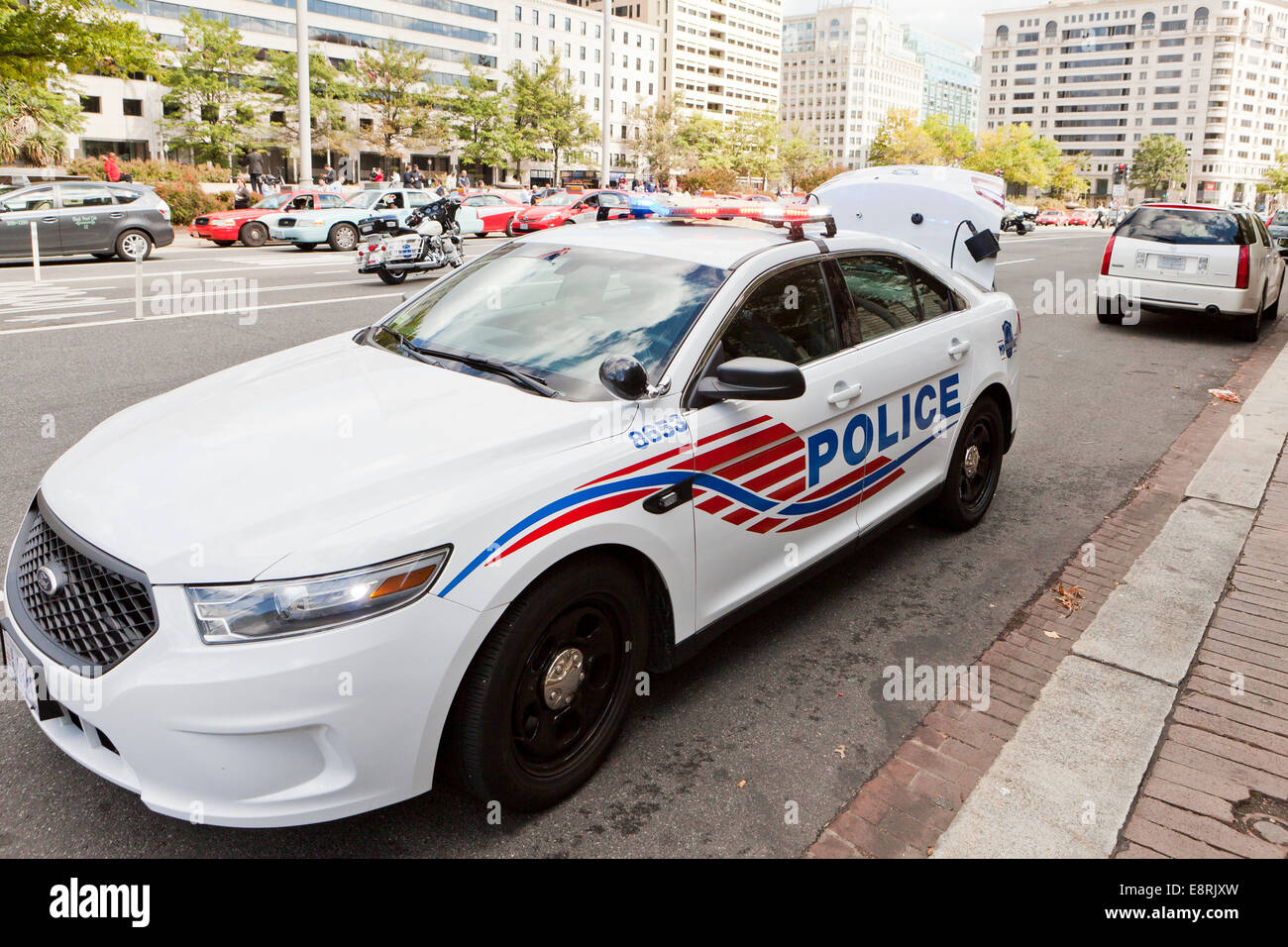 Metropolitan Police Cruiser Fahrzeug - Washington DC USA Stockfoto