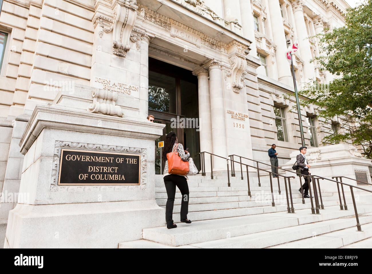 John A. Wilson Building (Bürogebäude des Bürgermeisters der Stadt) – Washington, DC, USA Stockfoto