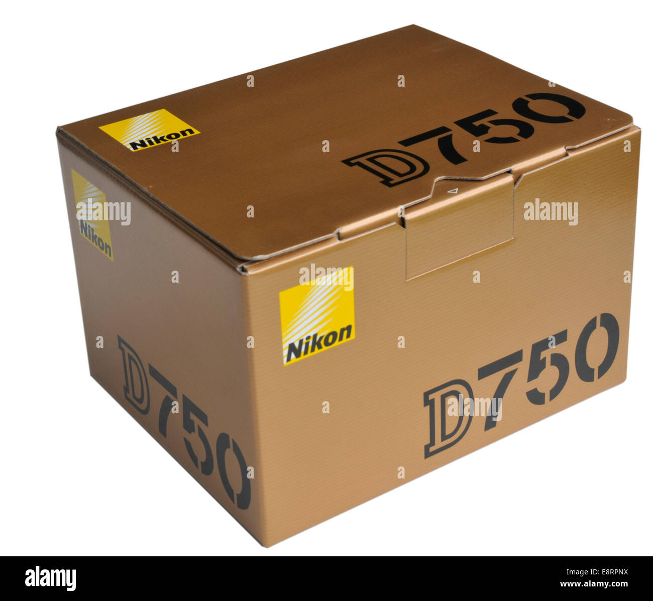 Neue Kamera von Nikon D750 Stockfoto