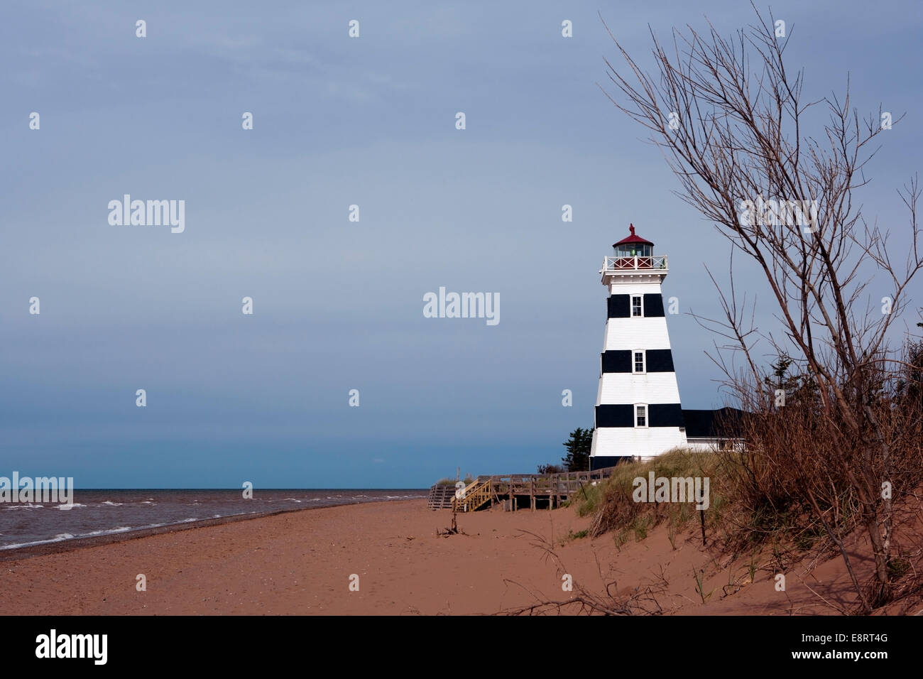 West Point Lighthouse - Westpunkt, Prince Edward Island, Canada Stockfoto
