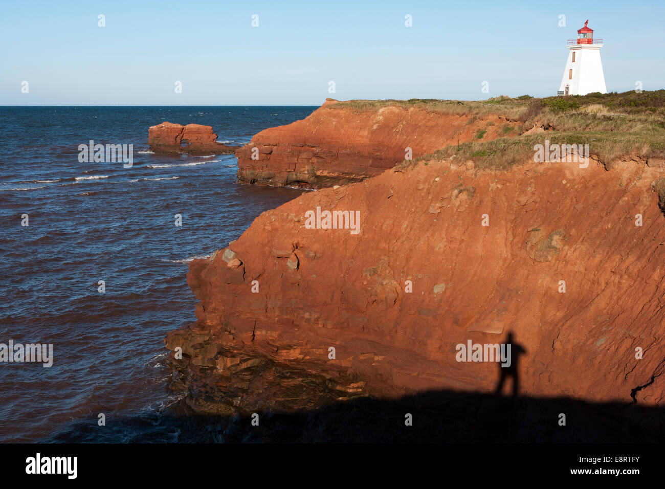 Leuchtturm Cape Egmont - Cape Egmont, Prince Edward Island, Canada Stockfoto