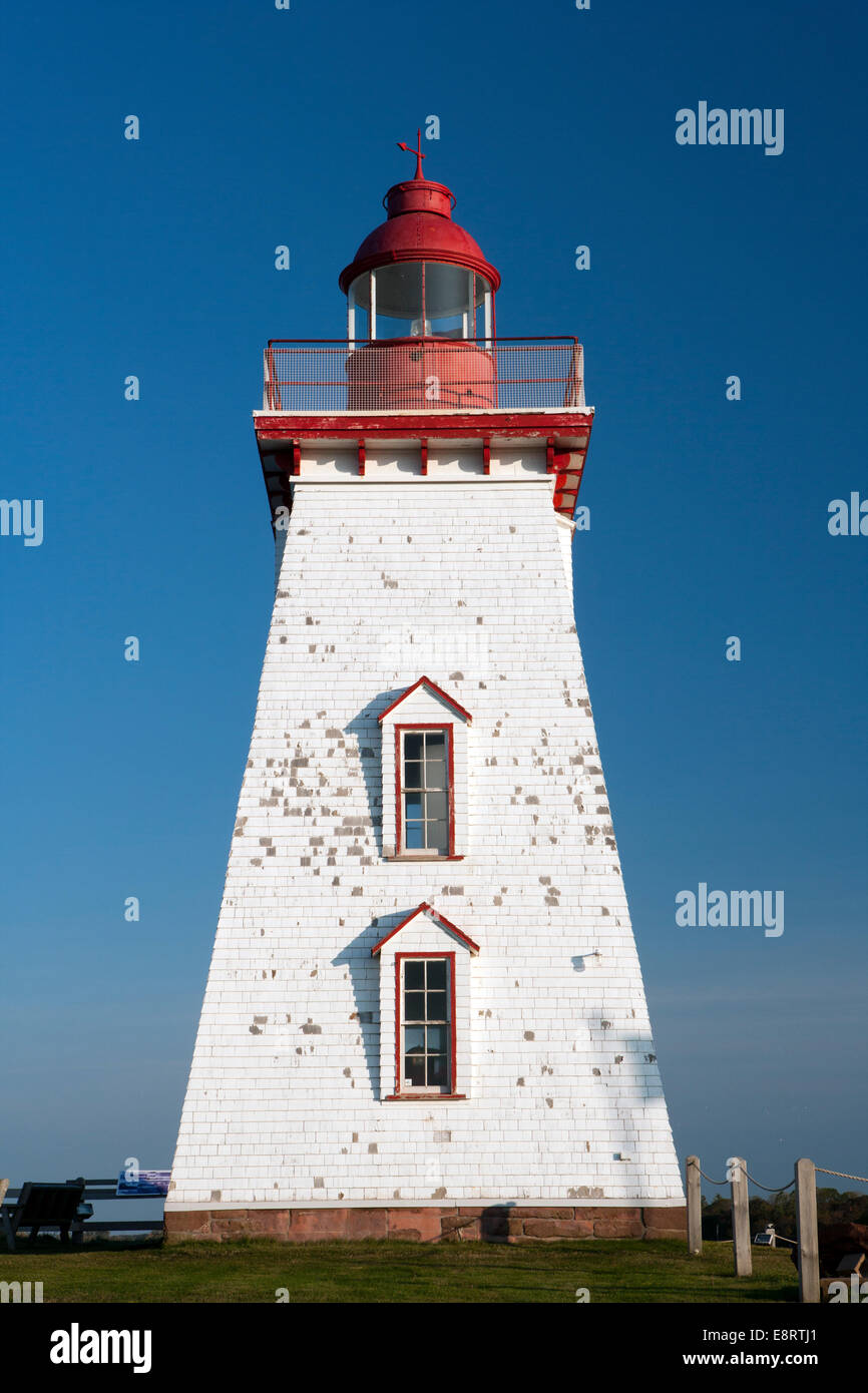 Souris historischen Leuchtturm - Souris, Prince Edward Island, Canada Stockfoto