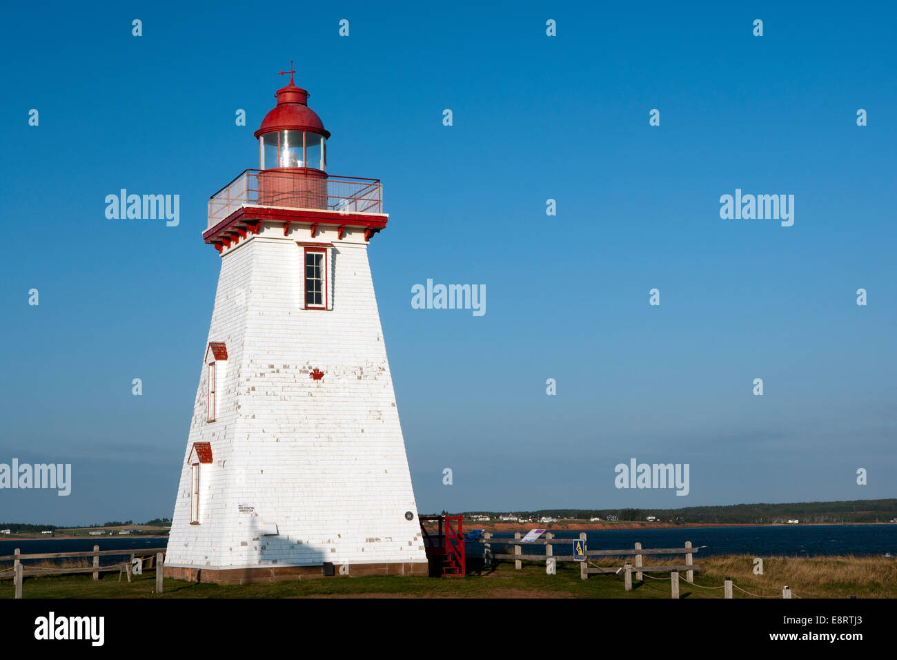 Souris historischen Leuchtturm - Souris, Prince Edward Island, Canada Stockfoto