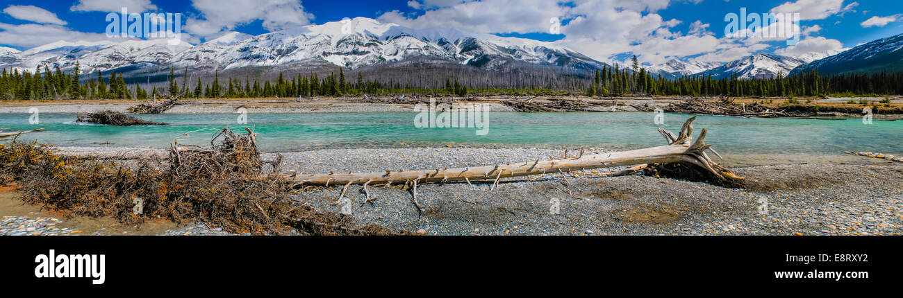 Malerische Ansichten der Kootenay National Park-Britisch-Kolumbien Stockfoto