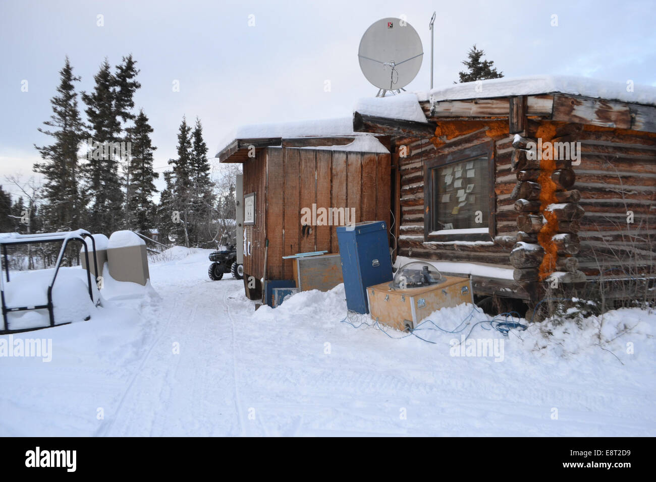 Das NASA-finanzierten Boden-Rakete Elektron-Elektrodynamik korrelative Experiment oder Griechenland, Aurora verstehen will.  Specif Stockfoto