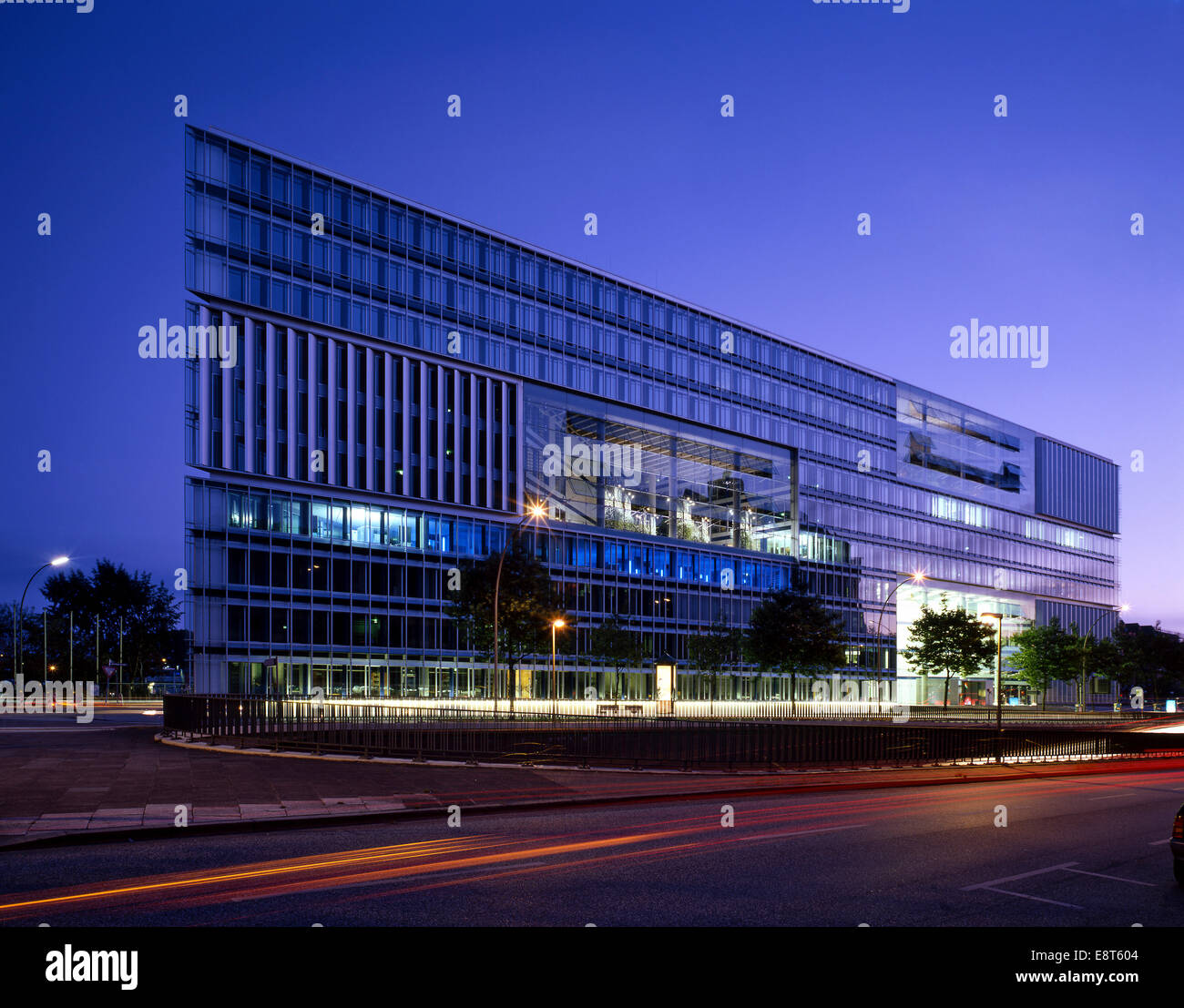 Deichtor-Center Bürogebäude, Oberhafen, HafenCity, Hamburg, Deutschland ...