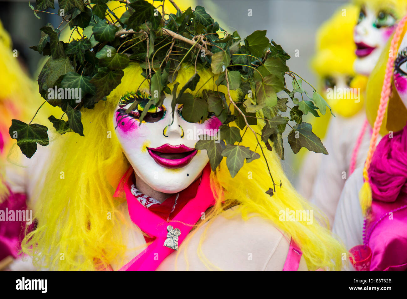 Karnevalsumzug, traditionelle Karneval in Basel, Schweiz Stockfotografie -  Alamy