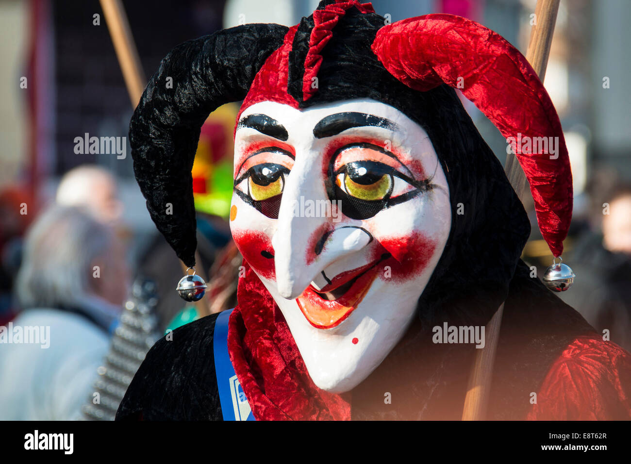 Karnevalsumzug, traditionelle Karneval in Basel, Schweiz Stockfoto
