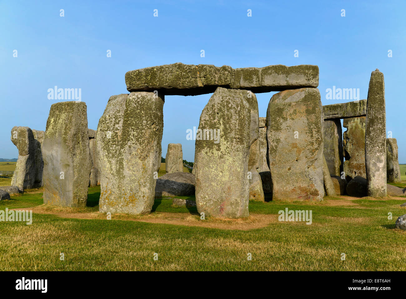 UNESCO-Weltkulturerbe, Stonehenge, Salisbury Plain, Wiltshire, England, Vereinigtes Königreich Stockfoto