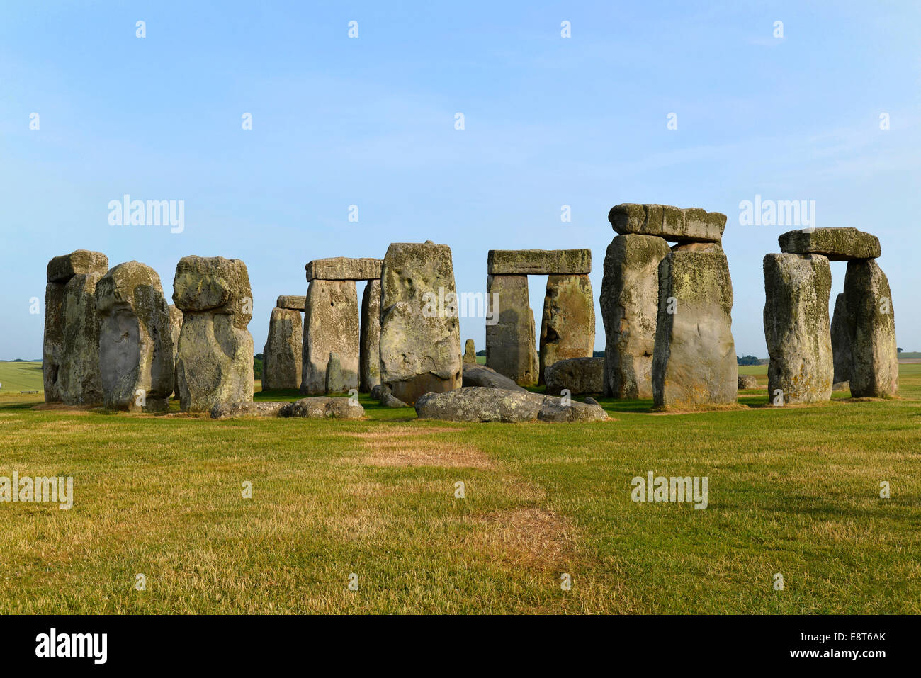 UNESCO-Weltkulturerbe, Stonehenge, Salisbury Plain, Wiltshire, England, Vereinigtes Königreich Stockfoto