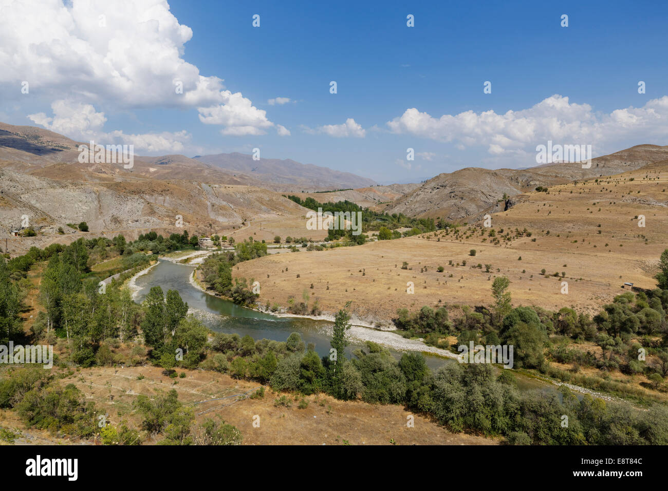 Çoruh Fluß, Erzurum Provinz, Ostregion-Anatolien, Anatolien, Türkei Stockfoto