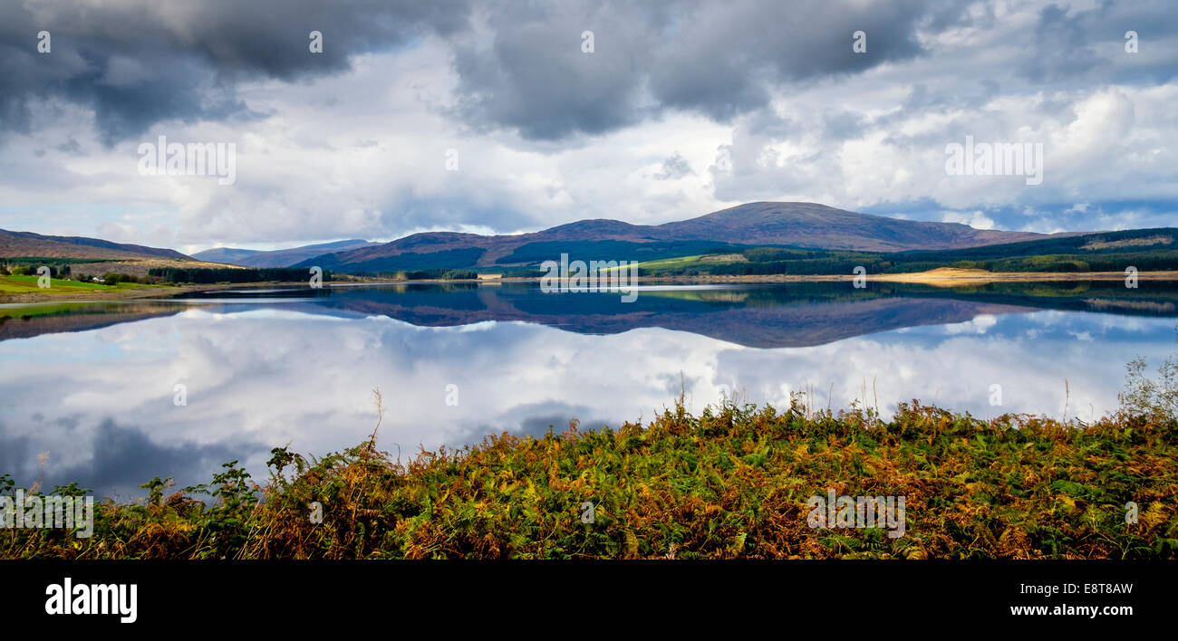 Clatteringshaw Loch, Dumfries & Galloway, Schottland Stockfoto