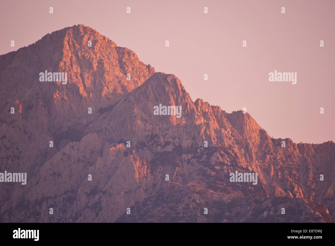 Berg Athos, Chalkidiki, Griechenland. Stockfoto