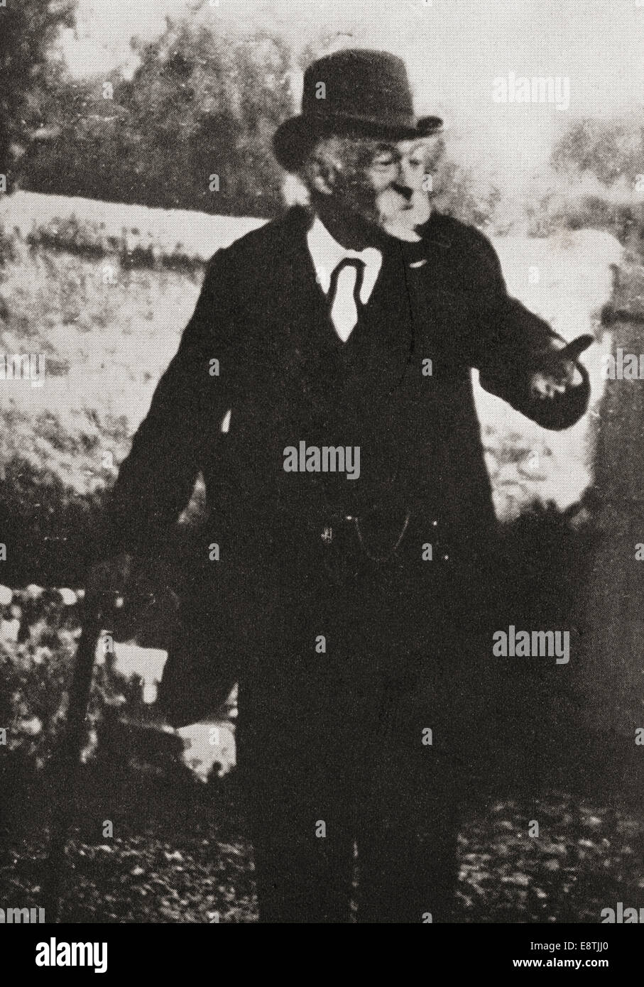 Paul Cézanne, 1839-1906. Aus einem Foto c. 1904.  Französischer Künstler und post-impressionistischen Malers. Stockfoto