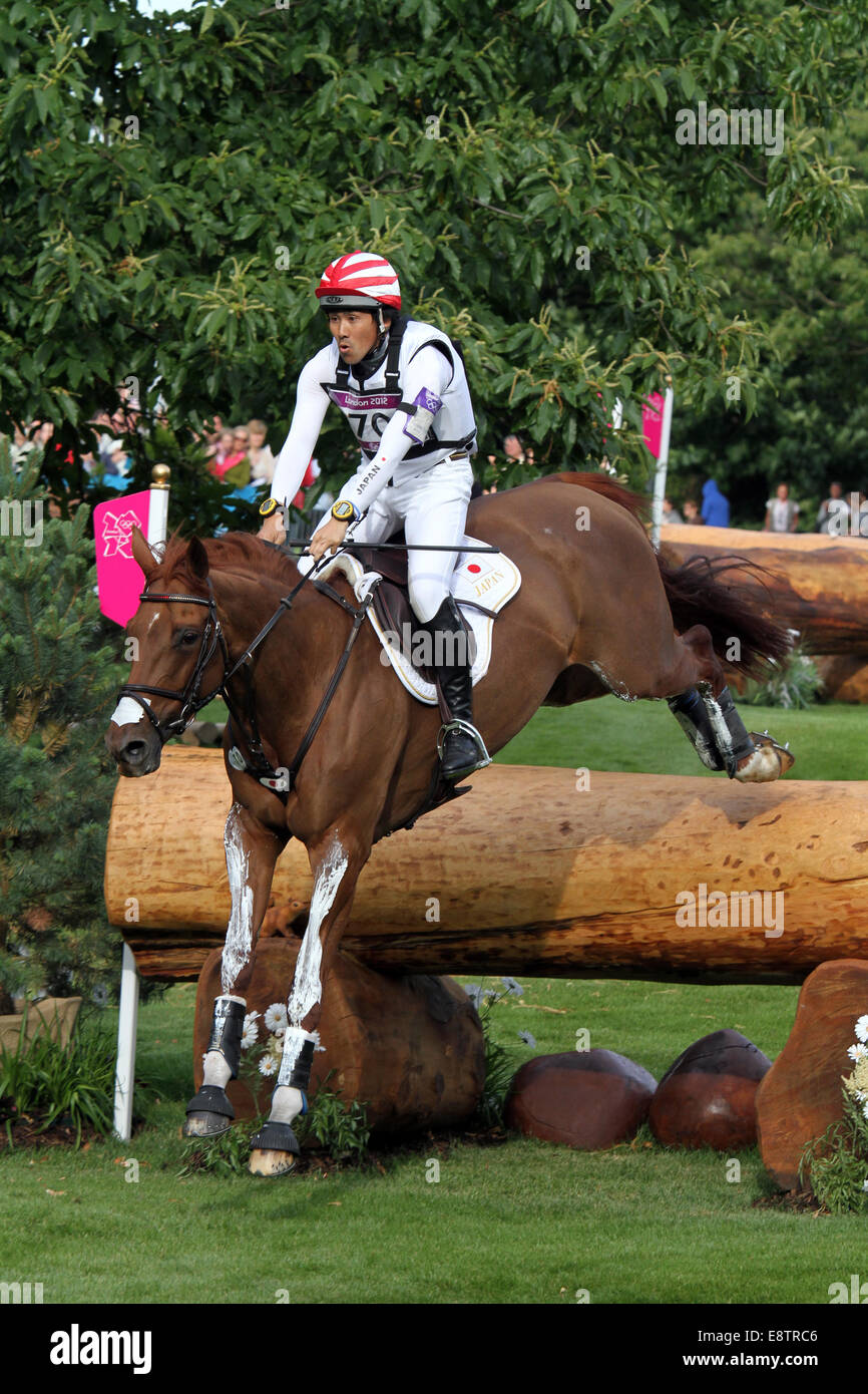 Yoshiaki Oiwa auf Noonday de Conde an die Olympischen Spiele 2012 in London Stockfoto