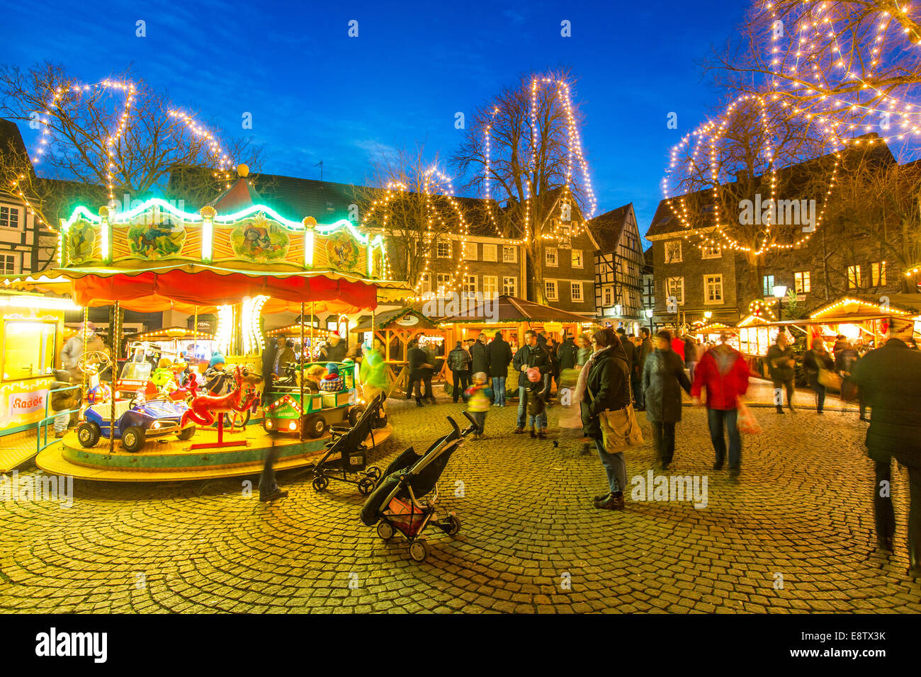 Weihnachtsmarkt in der altstadt von hattingen Fotos und Bildmaterial